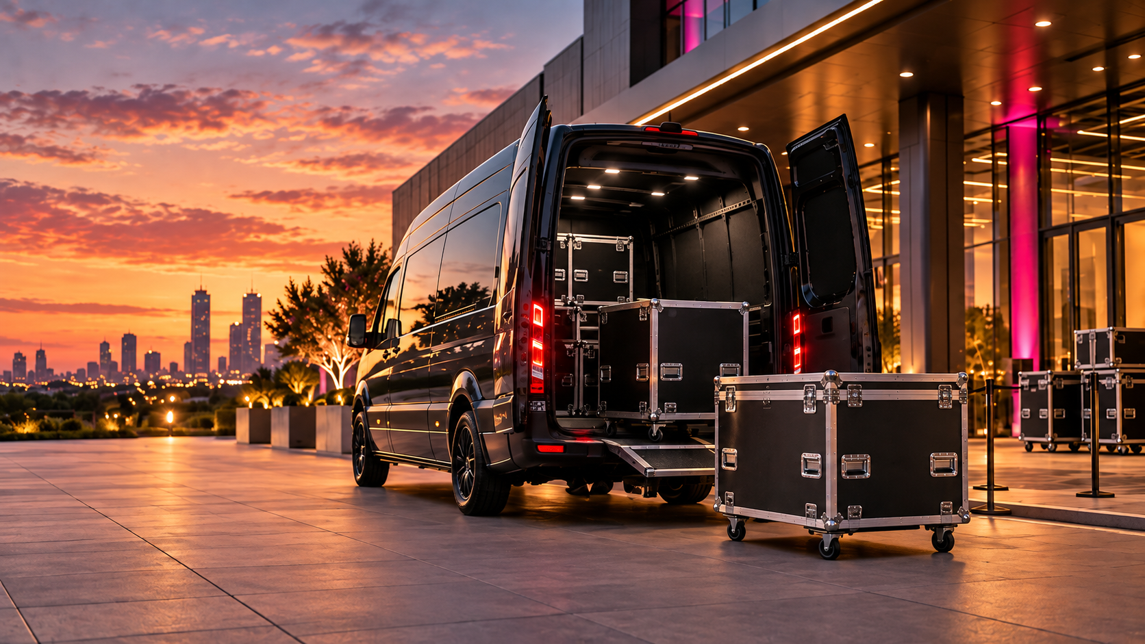Kurierdienst Deutschland für Express- und Direktfahrten mit Sprinter und Flightcases